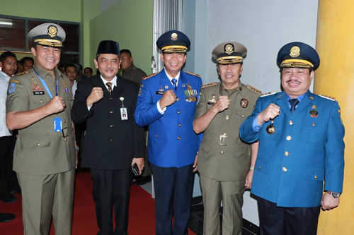 HUT Bersama Damkar, Satpol PP dan Satlinmas, Mendagri Pesan Sukseskan Pemilu